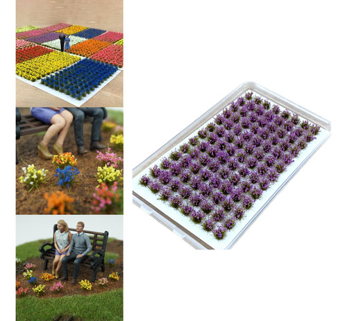 Racimo De Flores En Miniatura Diseño De Diorama Amaranto