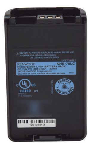 Batería Knb79lcm Intrínsecamente Segura 2860 Mah P/ Nx-3000