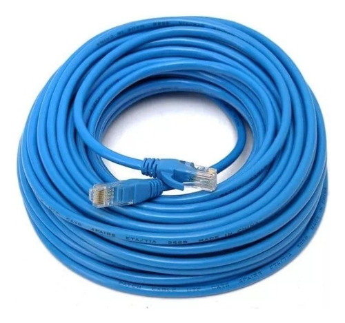 Cable Internet Utp 50 Mts Red Cat5e Con Conectores 