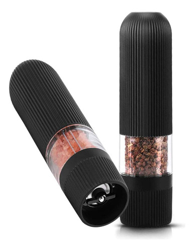 Electric Salt And Pepper Grinder Set Of 2 Spice Grinder With