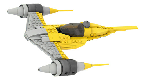 Escala De Minifiguras Naboo N-1 Starfighter Building Block