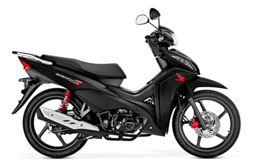 Honda Wave110 Full Negro Rojo Blanco Scooter 2024 De Titta