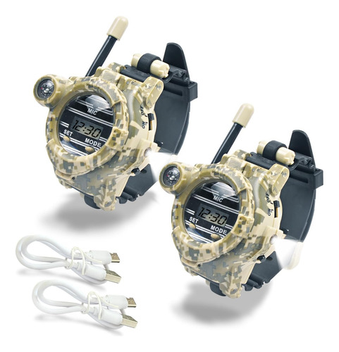 Walkie Talkies Radios Espias Recarga Niños Regalo Navidad