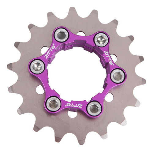 Adaptador De Cassette De Una Velocidad De Acero Cog 1 18t