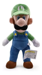 Super Mario E Luigi Pelúcia Boneco Original Nintendo 42cm