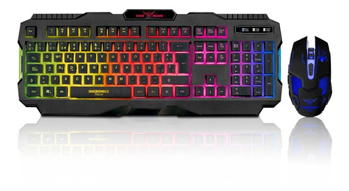 Kit Combo Gamer Teclado Mouse Xforce Peso Graduable