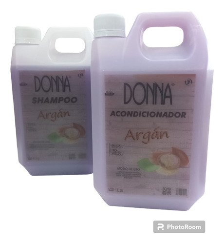 Combo Donna Shampoo + Acondicionador Argan X1lt 