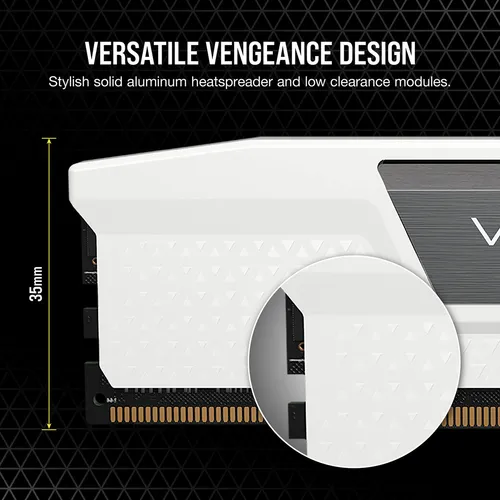 Memoria Ram Corsair Vengeance Ddr5 32 Gb 5600 Mhz Blanco