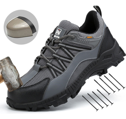 Tenis De Seguridad Zapatos Trabajo Industrial Hombre