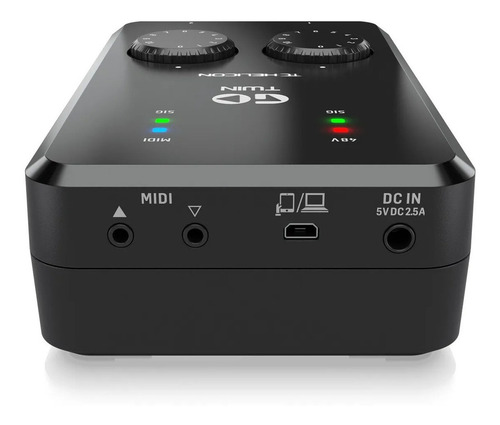 Interfaz De Audio Tc Helicon Go Twin Midi 2 Canales