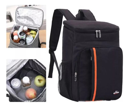 Mochila Grande Con Bolsa Térmica Que No Gotea Para Latas De