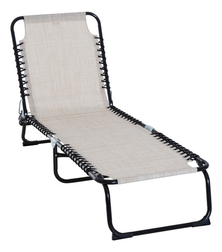 Outsunny Silla Plegable Para Piscina, Silla De Bronceado Pa.