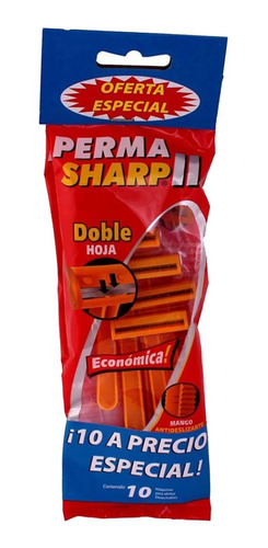 Rastrillos Desechables Perma Sharp Il 10 Pzas