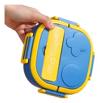 Comprar Vianda Infantil Lunchera Térmica Acero Inoxidable Niños Azul Y Amarilllo Vianda Game