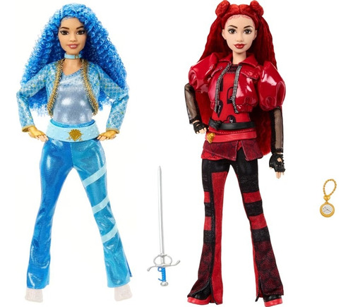 Descendants Set 2 Muñecas Red & Chloe Rise Of Red