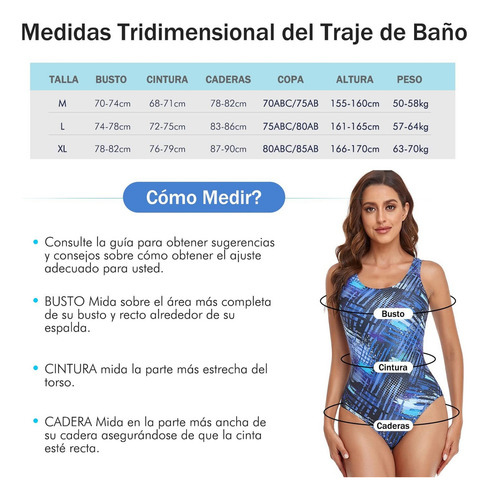 Para Traje De Baño Deportivo De Una Pieza Para Mujer