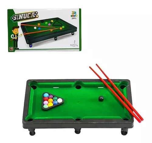 Mini jogo de tabuleiro de mesa para jogos de bilhar, portátil