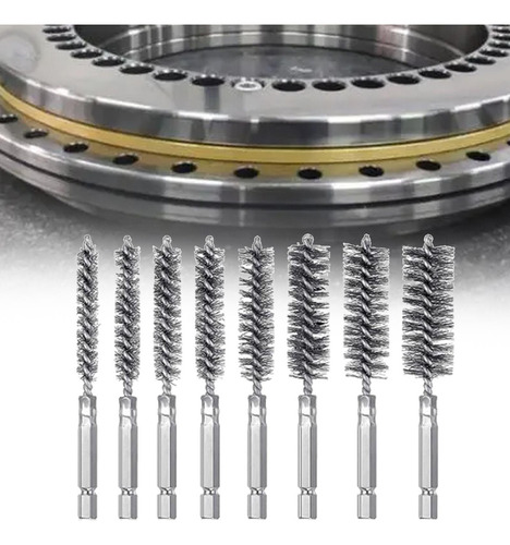 Kit De Limpieza De Tubos De Acero Inoxidable Para 8 Piezas