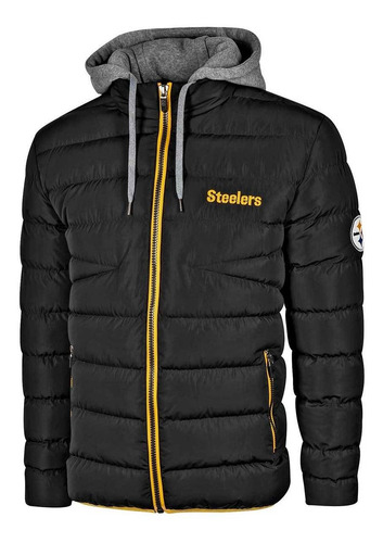 Chamarra Nfl 320569 Para Hombre Color Negro Tx3