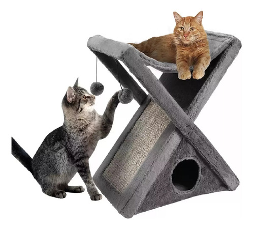 Arlee Home Fashion Mueble Interactivo Para Gatos 1 Pza