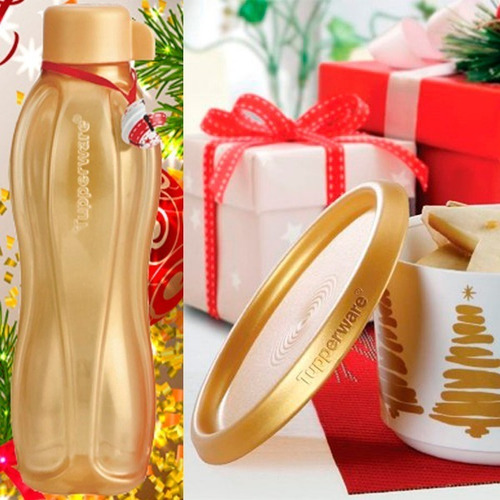 Imagen 2 de 3 de Set Eco Twist Y Hermetico Poeme Navideño- Tupperware