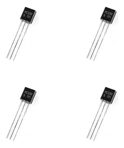 100pzs Transistor Bc558 Pnp 30v 100ma Mv Electronica