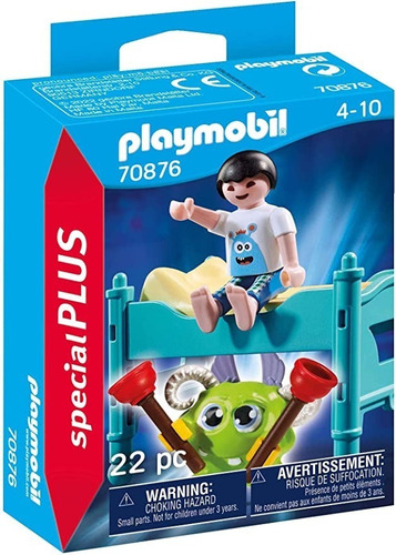 Figura Armable Playmobil Special Plus Niño Con Monstruo 3+ Cantidad de piezas 22