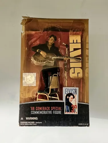 Figura Elvis Presley Comeback Especial 68 Mcfarlane Boneco