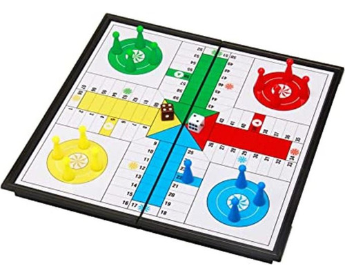 Amerous Juego De Ludo Go Board Plegable De 10 Pulgadas