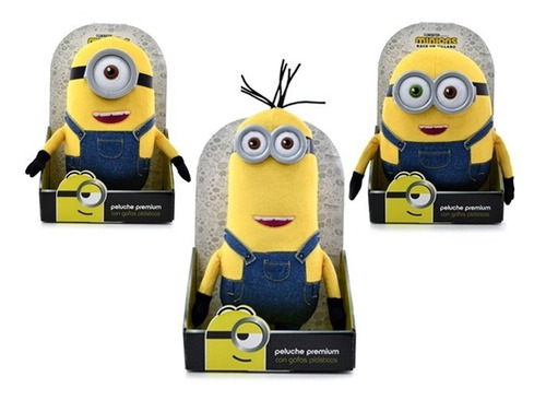 Imagen 4 de 4 de Peluche Minions Con Frases Y Sonido 20 Cm - Oficial