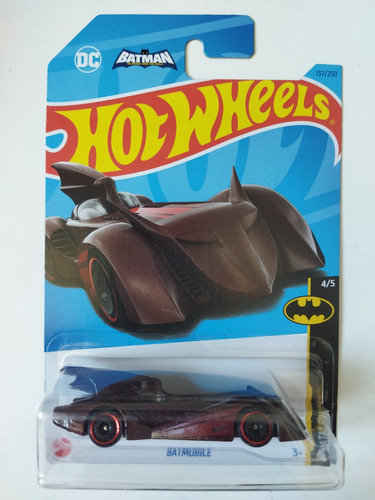 Hot Wheels Batman Batimovil Brave The Bold 4/5 137 Rojo Ba1