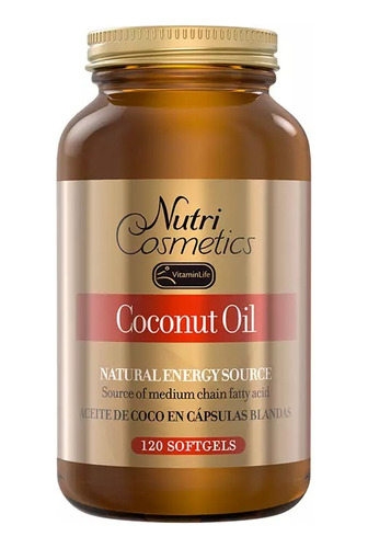 Coconut Oil ( Aceite De Coco ) 120 Softgels - Vitaminlife