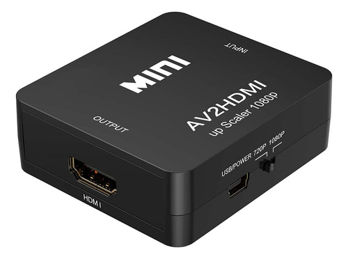 Convertidor Mini Rca Av A Hdmi Hd