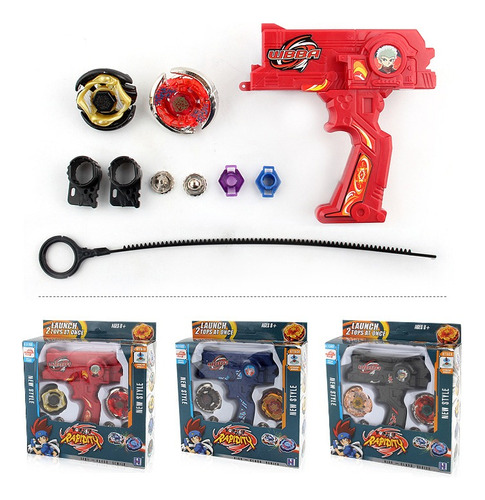 Beyblades Set Double Launchers Handheld Metal Fusion Toys