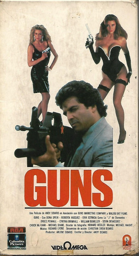 Guns Vhs Dona Speir Roberta Vasquez Erik Estrada