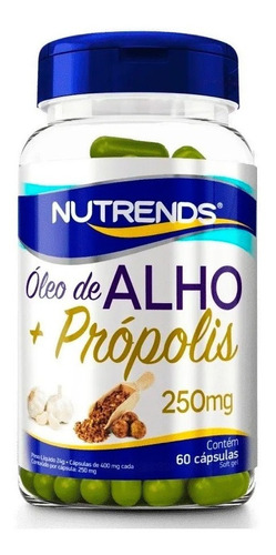 Oleo De Alho + Propolis 250mg 60 Capsulas Nutrends