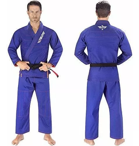 Elite Sports – Kimono para hombres aprobado por la IBJJF (Federación  Internacional de Jiu Jitsu Brasileño) de tela pre-encogida para Jiu Jitsu