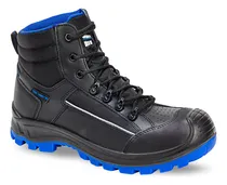Comprar Bota Industrial Ferrato De Piel Con Puntera Hombre Negro