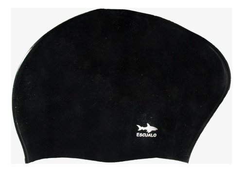 Gorra Natación Modelo Lady Cap Negro - Escualo Cabello Largo Diseño de la tela Liso Talla unitalla
