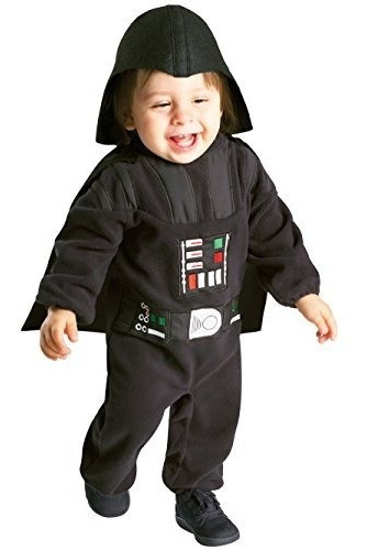 Mameluco Darth Vader De Star Wars De Rubie, Negro, 12-24