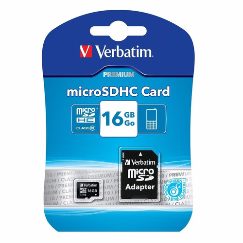 Tarjeta De Memoria Micro Sd 16 Gb Clase 10 Verbatim