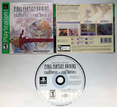 Final Fantasy Origins I & Ii 2003 Ps1 Playstation Retromx (Usado)