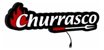 Comprar Placa Led Churrasco Letreiro Luminoso Externo Comercio Logo