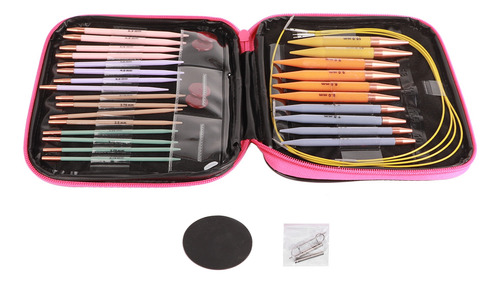 Kit De Ganchos Ergonómicos Y Accesorios Para Tejer A Crochet