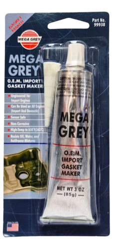 Silicon Gris Automotriz Alta Temperatura Mega Gray