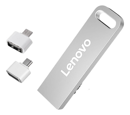 Memoria Usb Lenovo De 4gb Con Adaptadores Tipo C Y Micro B