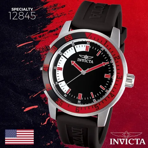 Relogio Invicta Specialty Original 12845 Vermelho Lacrado