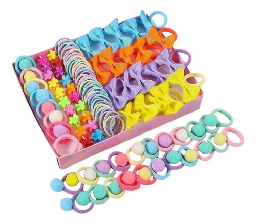 120 Pcs Mini Ligas Pelo Bandas Elásticas Para El Cabello Etc