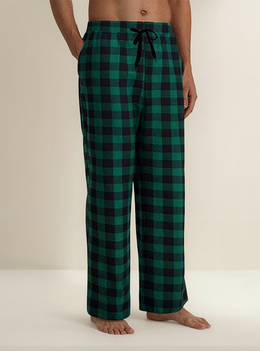 Pantalones De Pijama A Cuadros Deportivos Holgados Y Cómodos