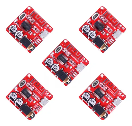 Modulo Audio Receptor Bluetooth 5.0 Estereo Usb  Pack X5